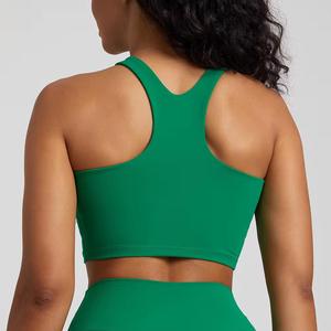 Sujetador deportivo para mujer más vendido, ropa de entrenamiento de Fitness de un hombro a la moda, característica transpirable - Product Image 3