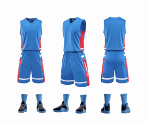 100% poliéster uniforme de baloncesto hecho a medida mejor calidad nuevo diseño ropa deportiva transpirable impreso Baloncesto de alta calidad - Product Image 3