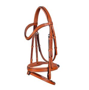 Bride équestre occidentale en cuir véritable de meilleure qualité la plus vendue bride de cheval de saut rembourrée souple à un excellent prix - Product Image 4