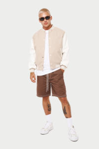 2024 personnalisé décontracté hommes Streetwear Cool université hommes vestes en cuir université Bomber collège veste pour hommes - Product Image 6