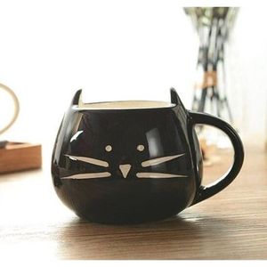 400ml lindo gato Animal cerámica café leche taza diseño nórdico creativo lavavajillas y microondas seguro láser grabado ODM modelo tazas - Product Image 1