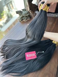 Extensions de cheveux en vrac couleur naturelle pour le blanchiment 100% pur brut non transformé vierge brut cheveux humains vietnamiens - Product Image 6