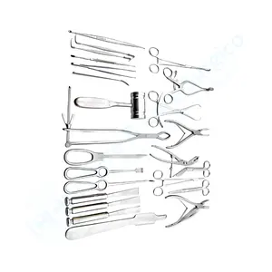 Instrumentos Ortopédicos Cirurgia Básica Conjunto de Instrumentos Cirúrgicos Cirurgia Ortopédica Básica Conjunto de 25 PCS de Instrumentos Cirúrgicos