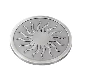 Posavasos de metal con logotipo en relieve duradero en blanco de acero inoxidable de alta calidad para alfombrillas de taza de café de EE. UU. Europa - Product Image 4