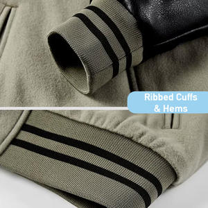 Veste universitaire personnalisée avec logo personnalisé impression broderie style collège OEM ODM fourniture directe du fabricant en usine - Product Image 3