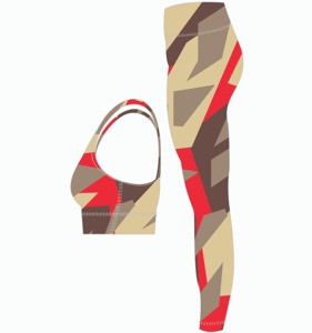 Conjunto de Yoga Personalizado al por Mayor para Mujer, Marca Privada, Conjunto Sublimado, Talla Grande, Sujetador Deportivo y Leggings de Entrenamiento, Ropa Deportiva - Product Image 5