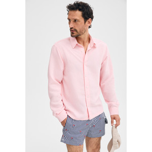 Chemise boutonnée pour homme GRIMELANGE AIRO en tissu modal doux et fin, coupe confortable - Product Image 3
