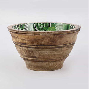 Ustensiles de cuisine de qualité supérieure Plats de service Bol en bois Bois de manguier Salade de service Pâtes et soupe Bol de service polyvalent - Product Image 1