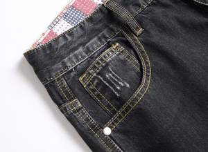 Streetwear en coton de haute qualité avec logo personnalisé jorts surdimensionnés délavés pour hommes shorts en jean fabricants - Product Image 5