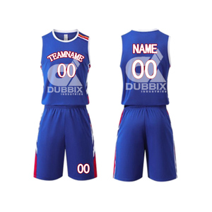 Conjunto de Uniforme de Baloncesto Unisex de Secado Rápido al por Mayor, Talla 6XL, Ropa Deportiva Personalizada OEM, Transpirable, con Patrón 3D Sublimado - Product Image 2