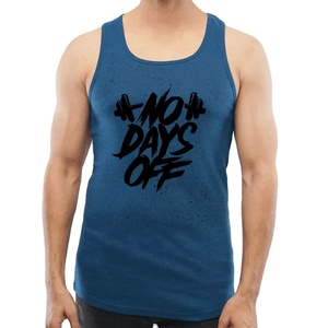 Camiseta sin mangas de pana elástica de alta calidad, camiseta ajustada acanalada transpirable, camiseta sin mangas para hombre, camiseta para hombre de Sportex - Product Image 5