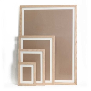 Đơn giản hiện đại lớn A1 khung ảnh hiện đại gỗ sồi rắn cứng Khung ảnh treo tường khách sạn trang trí phòng khách - Product Image 4