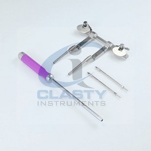 CASPAR VERTÉBRAL CORPS DISTRACTEUR SET DISTRACTOR GUIDE DE PERCEUSE TOURNEVIS VIS ACIER INOXYDABLE NEURO SPINE INSTRUMENTS CHIRURGICAUX - Product Image 2