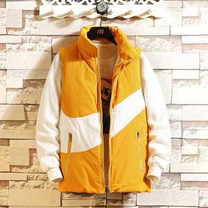 Chaleco de plumón para hombre con logotipo personalizado, otoño e invierno, novedad de 2023, chaqueta acolchada de plumón de pato blanco de alta calidad y negro, chalecos para hombre - Product Image 2