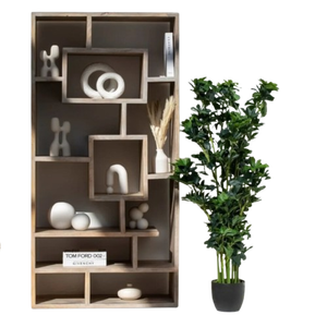 Estantería Moderna de Madera Maciza Ecológica, Hecha a Mano, Desmontable y Ajustable, con Almacenamiento para Sala de Estar y Escuela - Product Image 1