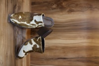 Véritables chaussons de cow-girl occidentaux faits main pour femmes fabriqués en Inde Bottes Rustiques Western Booties