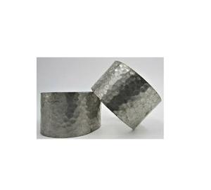 Hammered Aluminum Napkin Simple Design <b>Table</b> Napkin Ring <b>Wedding</b> Dinner Decorative Use for Made in India - Product Image 1