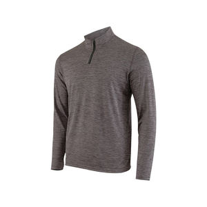 Hombre Deportes al aire libre Sudadera con media cremallera con cuello Diseño sólido Sudadera CON CAPUCHA DE GOLF 1/4 Quarter Zip Pullover Jersey Shirt - Product Image 3