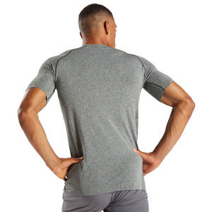 เสื้อยืดคอกลมทรงสลิมฟิตเสื้อยืดผ้านุ่มพิเศษสามชั้นสำหรับยิมฟิตเนสโยคะเสื้อยืดสำหรับทุกเพศ - Product Image 6