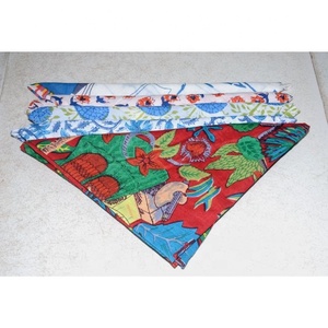 Ensemble de serviettes indiennes en coton à imprimé bloc de main pour femmes, serviettes lavables à imprimé bloc multicolore et motifs - Product Image 4