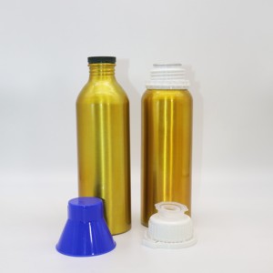 Botellas de aceite esencial de aluminio de color de 250ML 1000ML duraderas y elegantes del fabricante de Vietnam, botellas de embalaje de Metal - Product Image 4