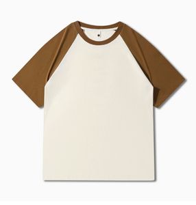 Venta al por mayor de alta calidad personalizada camiseta Colourblocked 100% algodón camisetas 260 gramos ropa camiseta para hombres - Product Image 2