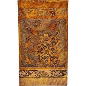 Nouveau design d'urnes funéraires en bois pour adultes urnes en bois urnes funéraires taille personnalisée fournitures funéraires de l'exportateur indien - Product Image 3