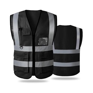 Chaqueta de construcción de alta visibilidad Multi bolsillos colorido reflectante seguridad trabajo chaleco - Product Image 6