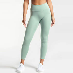 Leggings de Mujer Estilo Nuevo Hechos a Medida, Leggings de Mujer de Color Sólido, Leggings de Yoga para Mujer con Cintura Elástica - Product Image 1