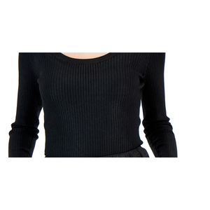 INC International Concepts Maglione casual da donna XX-Large con scollo rotondo in stile foil nero - Product Image 3