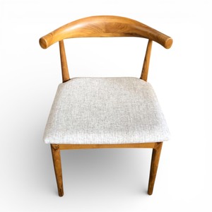 Commercial Modern Solid Wood Restaurant Dining <b>Chair</b> with <b>Upholstered</b> Seat Outdoor Farmhouse Style Eco-Friendly Hotel Furniture - Product Image 6