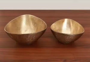 ขาตั้งชามแก้วทรงพิเศษ ดีไซน์โดดเด่น ชุบทองอะลูมิเนียม สำหรับใส่ผลไม้อบแห้งและช็อกโกแลตในงานปาร์ตี้ - Product Image 2