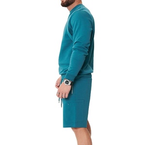 Men's Summer Casual Two-piece <b>Set</b> Breathable Plus Size Short Sleeve T-shirt Shorts High Street Style Wholesale Clothing 2026 - Product Image 5