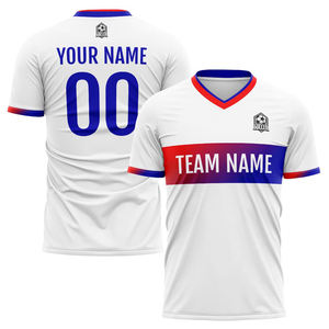 Tenues d'entraînement de club de football professionnel, maillots de football vintage de haute qualité pour équipes, ensemble personnalisé à manches courtes et respirant - Product Image 2