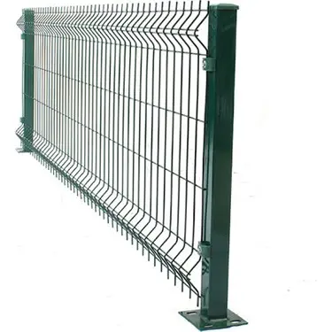 Made in Turkey Powder Coated Single Double Garden Gate and Poles Style Round Style Steel Factory Q235 Europe Green Waterproof