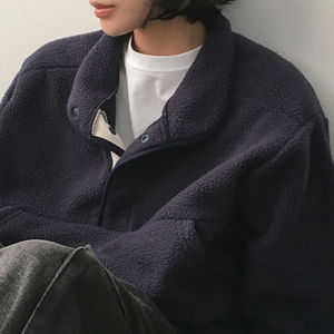 Hoodie Casual Oversize Warm Sweatshirt Button-up Stand Neck Jumper Sherpa <b>Fleece</b> Pullover <b>Top</b> for <b>Women</b> hoodies for <b>Women</b> - Product Image 4