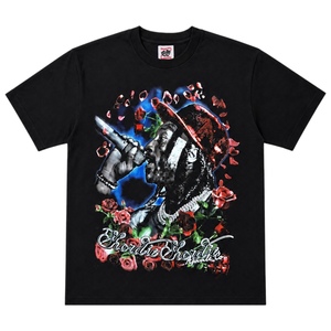 ชอร์ดี้ ชอร์ดี้ เลิฟ ลอสท์ สตรีทแวร์เสื้อยืดแขนสั้นผ้าฝ้าย 100% ทรงหลวม - Product Image 1
