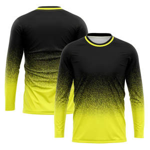 Maillots de football en polyester à séchage rapide pour adultes et enfants, logo personnalisé, design à manches longues - Product Image 4