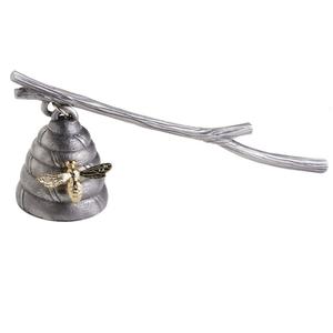 Éteignoir à bougie en métal artisanal fait à la main en laiton nickelé renne bougie éteignoir cerf de pluie décoratif - Product Image 6