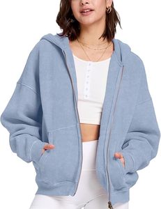 Oversized Acid Wash Hoodie Trendy Urban Pullover para hombres y mujeres - Product Image 1