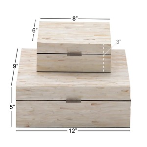 Joyero de resina hecho a mano, Color de alta calidad, tamaño personalizado, incrustaciones de hueso, decoración de oficina, patrón de animales, tema artístico para decoración del hogar - Product Image 3