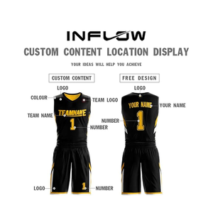 Maillots de basket-ball respirants confortables conception gratuite ligue équipe joueurs Logo uniforme de basket-ball - Product Image 3