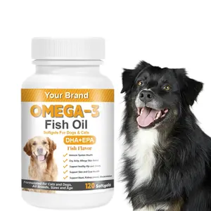 OEM/ODM Reines Fischöl Omega 3-6-9 Kapseln für Hunde und Katzen für Haar- und Sehkraft-Nährungsprodukte