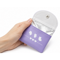 Portable Glow-In-The-Dark <b>Plastic</b> <b>Pocket</b> Ashtray with Cigarette Holder - Product Image 3