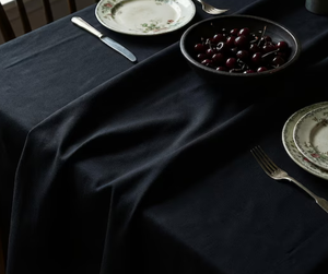 Mantel de Lona Negra Resistente al Agua y a las Manchas, 160*220cm, Cubierta de Mesa Tipo Pato para Restaurante, Hostelería, Uso Interior y Exterior - Product Image 5