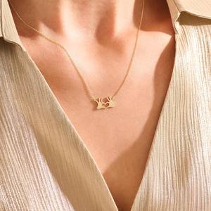 925 Sterling <b>Silver</b> Gold Rhodium Plated Dainty Love Hands <b>Heart</b> Christian Minimalist <b>Necklace</b>-Customized Color Unisex Romantic - Product Image 3