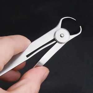 Calibrador de Coronas Dentales Iwanson de Acero Alemán de Primera Calidad, Calibrador de Espesor con Resorte, Instrumentos de Laboratorio, Calibrador de Ortodoncia Manual, CE - Product Image 5