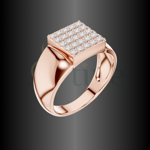 Diamant Henan 10K Bague de style coréen à la mode pour les femmes - Product Image 1