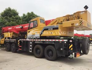 رافعة محمولة <span class=keywords><strong>75</strong></span> طن STC750 في حالة جيدة 64 متر كحد أقصى. ارتفاع الرفع للبناء رافعة مستعملة - Product Image 2