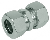 Union de raccord de tube de compression de haute qualité Adaptateur de couplage droit de tube de 3/8"
